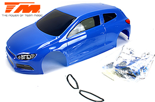 Team Magic - TM503368BA - Carrosserie - 1/10 Touring / Drift - 195mm - Peinte - non percée - SRC Bleu