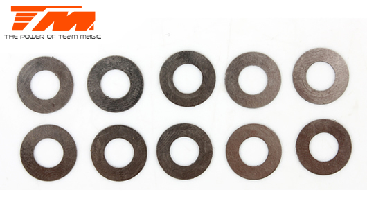 Team Magic - TM130121 - Washers -  6.2 x 12 x 0.15mm (10 pcs)