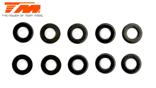 Team Magic - TM130122 - Washers - 3 x 6 x 0.5mm (10 pcs)