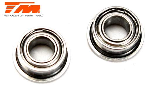 Team Magic - TM150306F - Ball Bearings - metric - 3x 6x2.5mm - Flanged (2 pcs)