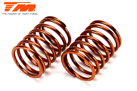 Team Magic - TM503183O - Spare Part - E4JS/JR/D - Shock Spring - Orange (2 pcs)