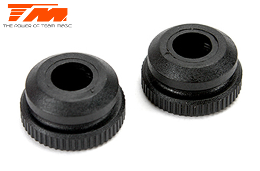 Team Magic - TM561484 - Ricambio - B8ER - Tappo inferiore ammortizzatore (2 pezzi)