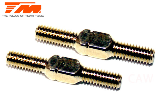 Team Magic - TM116132GD - Adjustable Rod - Gold - 3x 20mm (2 pcs)