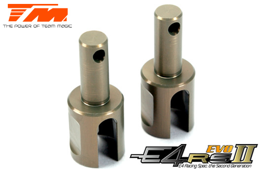 Pièce détachée - E4RS II EVO / E4RS III / E4RS4 - Aluminium - Sorties de différentiel légères (2 pces)