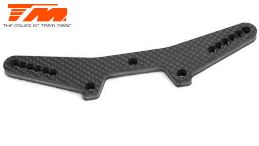 Team Magic - TM507214 - Pièce détachée - E4RS II EVO - Low CG - Support d'amortisseurs avant 3mm