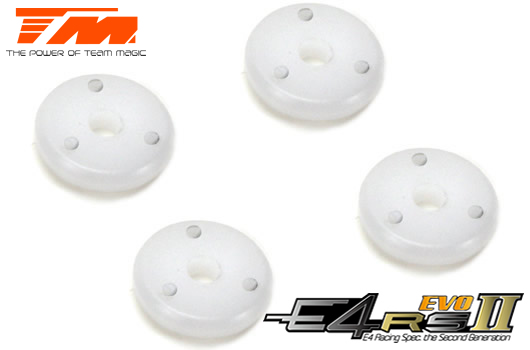 Spare Part - E4RS II / EVO / E4RS III / PLUS - Shock Piston - 3x 1.1mm (4 pcs)