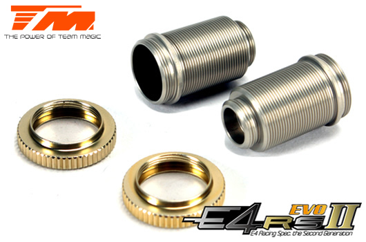 Pièce détachée - E4RS II EVO - Low CG - Corps d'amortisseur Set (2 pces)
