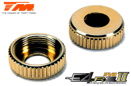 Pièce détachée - E4RS II EVO - Low CG - Bouchon inférieur d'amortisseur (2 pces)