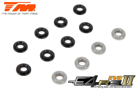 Pièce détachée - E4RS II EVO - Low CG - Petits O-ring d'amortisseur Set (4 pces)