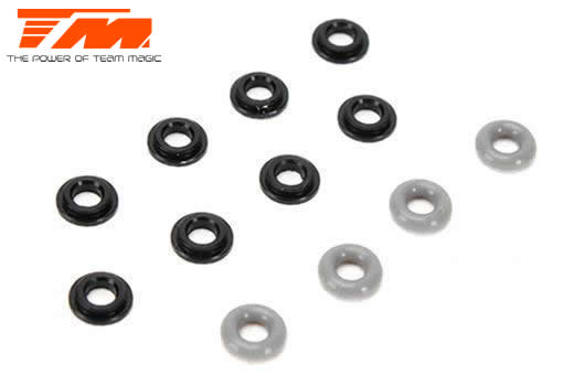 Team Magic - TM507232 - Spare Part - E4RS II EVO - Low CG - Shock Small O-ring Set (4 pcs)