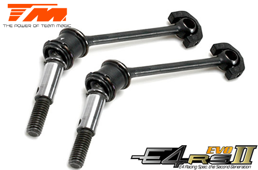 Spare Part - E4RS II / EVO / E4RS III / PLUS - Double articulated Nunchaku driveshafts (2 pcs)