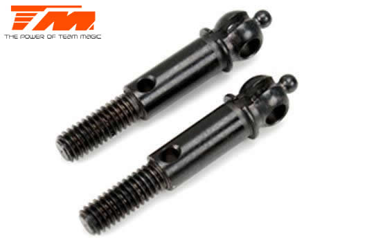 Team Magic - TM507234-3 - Spare Part - E4RS II EVO / E4RS III / E4RS4 - Wheel Axle for Nunchaku Driveshafts (2 pcs)