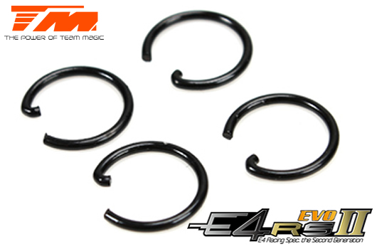 Spare Part - E4RS II EVO / E4RS III / E4RS4 - G-Clip for Nunchaku Driveshafts (4 pcs)
