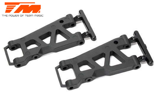 Team Magic - TM507235H - Spare Part - E4RS II EVO / JS II / FWD / JR II / E4RS III / PLUS - Rear Suspension Arm - HARD (2 pcs)
