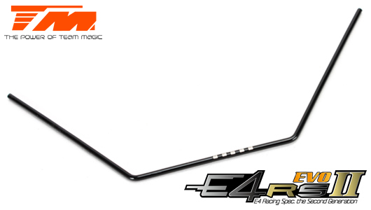 Pièce Option - E4RS/JS/JR II / E4RS III / E4RS4 - Barre anti-rouli avant 1.5mm
