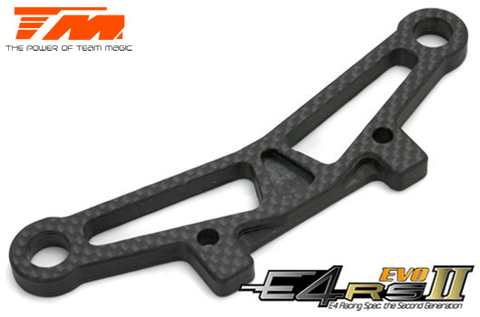 Pièce Option - E4RS II / EVO / JS II / JR II / E4RS III / PLUS - Pare-choc supérieur en carbone