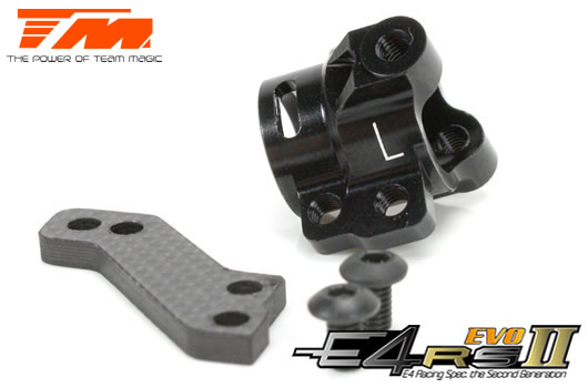 Option Part - E4RS/JS/JR II / E4RS III / E4RS4 - Aluminum 7075 - Steering Block (Left)