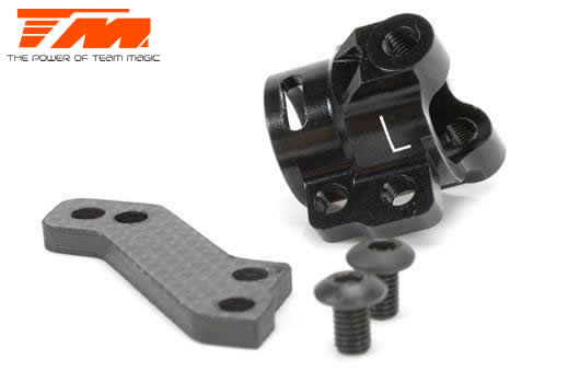 Team Magic - TM507267 - Option Part - E4RS/JS/JR II / E4RS III / E4RS4 - Aluminum 7075 - Steering Block (Left)