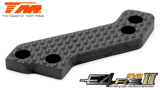 Pièce Option - E4RS/JS/JR II / E4RS III / E4RS4 - Pièce en carbone pour porte-fusée avant
