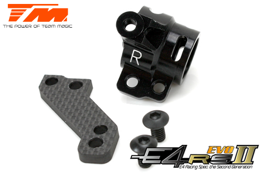 Option Part - E4RS/JS/JR II / E4RS III / E4RS4 - Aluminum 7075 - Steering Block (Right)