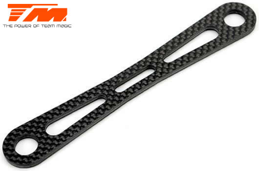 Team Magic - TM507280 - Option Part - E4RS/JS/JR II / E4RS III / E4RS4 - Carbon Fiber - Front Body Holder