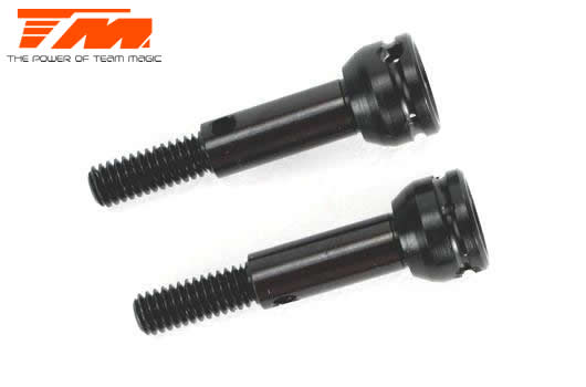 Team Magic - TM507416-3 - Spare Part - E4JS II / E4JR II - Universal Driveshaft Wheel Axle (2 pcs)