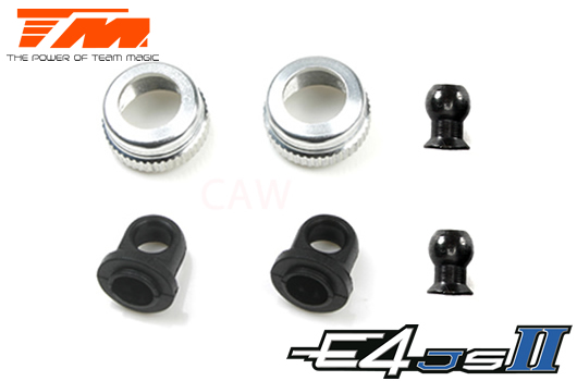 Spare Part - E4JS II / E4JR II - Shock Upper Cap (2 pcs)