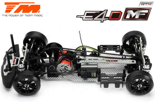 Auto - 1/10 Electrique - 4WD Drift - RTR - Team Magic E4D-MF - T86