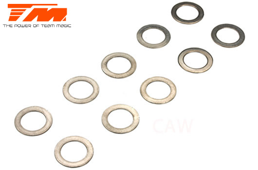 Team Magic - TM130133 - Washers - 8.1 x 12 x 0.5mm (10 pcs)