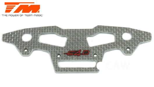 Team Magic - TM503401W - Spare Part - E4D-MF - Front Composite Upper Bumper - White