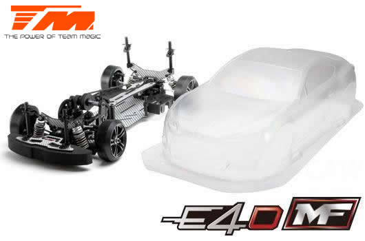 Auto - 1/10 Elektrisch - 4WD Drift - ARR - Team Magic E4D-MF - T86 ohne Elektronik