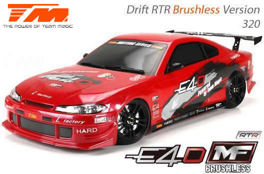 Team Magic - TM503018-S15 - Auto - 1/10 Electrique - 4WD Drift - RTR - Brushless - Team Magic E4D-MF - S15