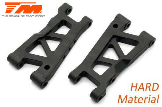 Team Magic - TM507319H - Spare Part - E4RS/JS/JR II / E4RS III - Rear Suspension Arm - HARD lightweight (2 pcs)