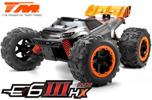 Team Magic - TM505005 - Auto - Monster Truck Electric - 4WD - RTR - Brushless 2500KV - 4S -Team Magic E6 III HX