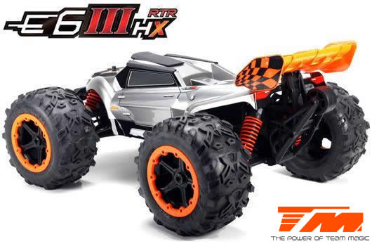 Auto - Monster Truck Electrique - 4WD - RTR - Brushless 2500KV - 4S - Team Magic E6 III HX
