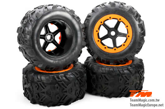 Auto - Monster Truck Electrique - 4WD - RTR - Brushless 2500KV - 4S - Team Magic E6 III HX