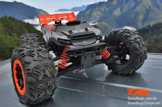 Car - Monster Truck Electric - 4WD - RTR - Brushless 2500KV - 4S - Team Magic E6 III HX