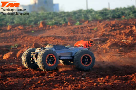 Auto - Monster Truck Elektrisch - 4WD - RTR - Brushless 2500KV - 4S -Team Magic E6 III HX