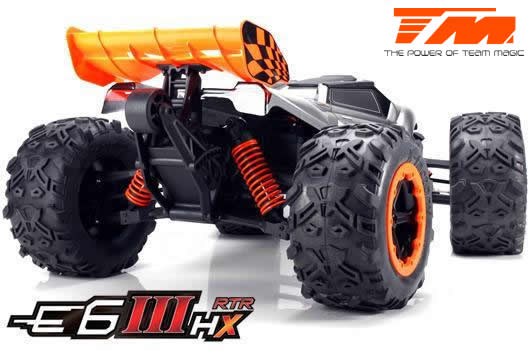 Auto - Monster Truck Electrique - 4WD - RTR - Brushless 2500KV - 4S - Team Magic E6 III HX
