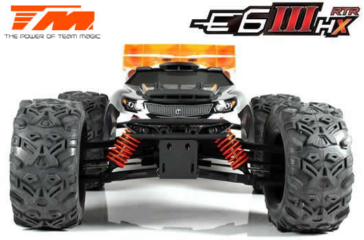 Car - Monster Truck Electric - 4WD - RTR - Brushless 2500KV - 4S - Team Magic E6 III HX