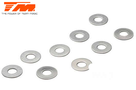 Team Magic - TM130130 - Washers -  2.6 x 6 x 0.3mm (10 pcs)