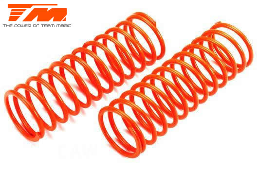 Team Magic - TM505176O - Spare Part - E6 Trooper / Trooper II / E6 III - Shock Spring - K1.6 (medium) - Orange (2 pcs)