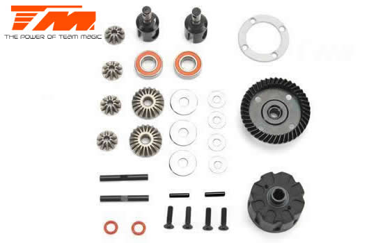 Team Magic - TM561373 - Spare Part - B8 / B8 Naga - Front/Rear Diff Set