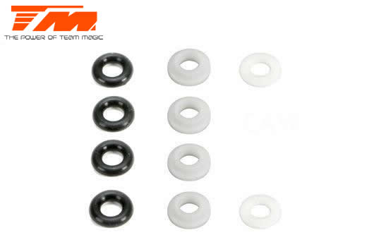 Team Magic - TM561412 - Spare Part - B8 Naga - Shock O-Ring & Washer