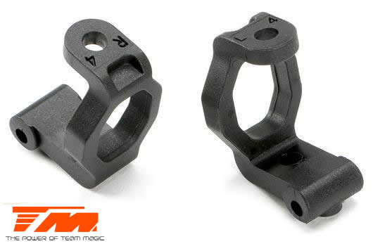Team Magic - TM507362 - Spare Part - E4R/J/FWD - Caster Block 4° - HARD (2 pcs)