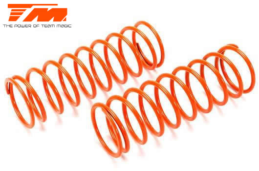 Team Magic - TM505178 - Spare Part - E6 Trooper / Trooper II - Shock Spring - K1.8 (hard) - Orange (2 pcs)