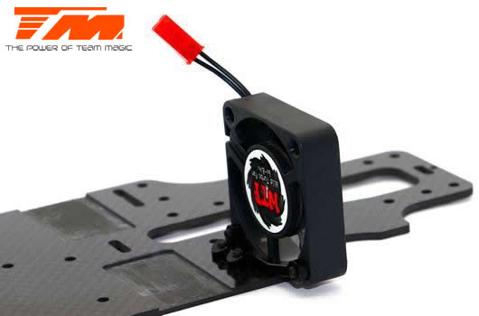 Pièce Option - E4RS III / E4RS4 - Aluminium 7075 - Support de ventilateur 40mm monobloc