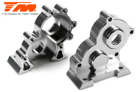 Team Magic - TM505250TI - Spare Part - E6 III - Aluminum Titanium anodized - CNC Machined Central Gear Box