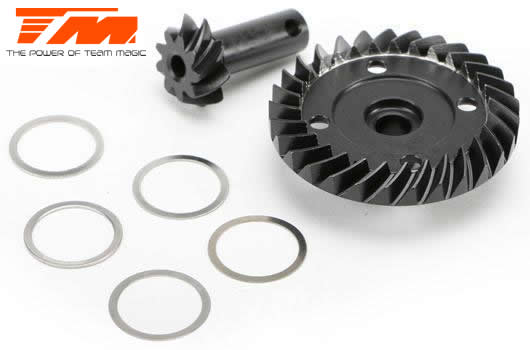 Team Magic - TM505303 - Spare Part - E6 III BES - Machined Bevel Gear - 29T / 9T