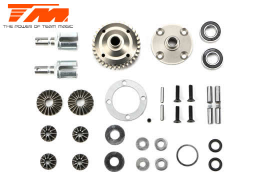 Team Magic - TM505305 - Ersatzteil - E6 III BES - Central Differential Satz mit Stahl Gehaus